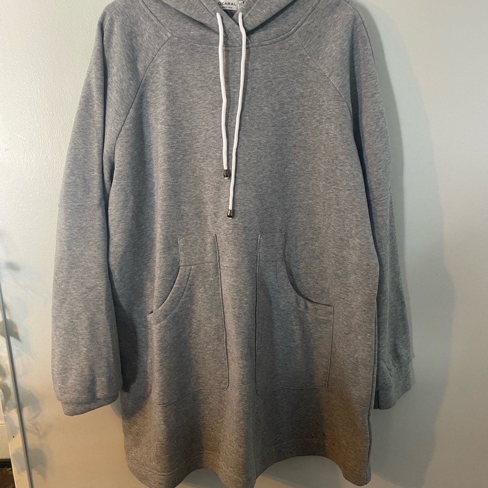 Gray Hoodie Sweatshirt